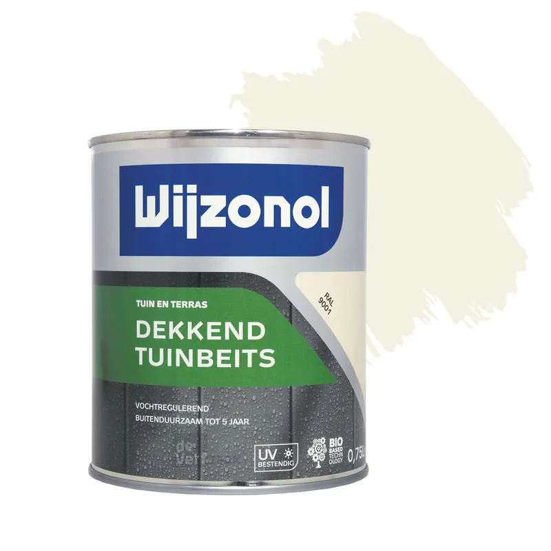 Wijzonol Dekkend Tuinbeits - RAL 9001 Nu Kopen