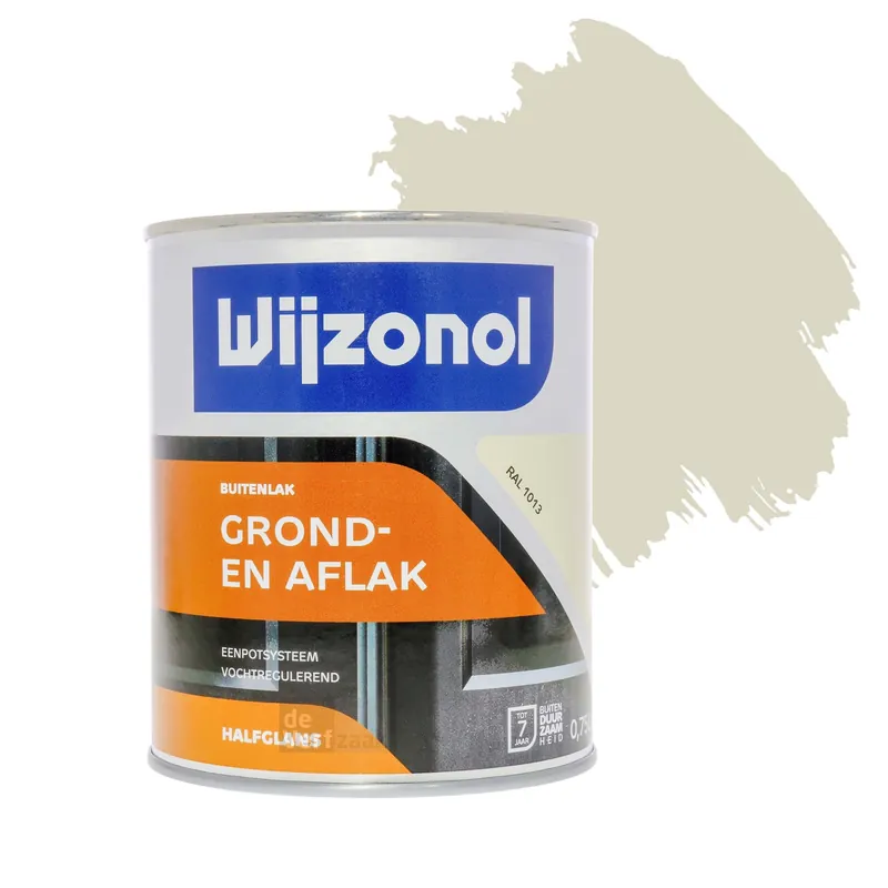 Wijzonol Grond- en Aflak in één - RAL 1013 Finale Uitverkoop
