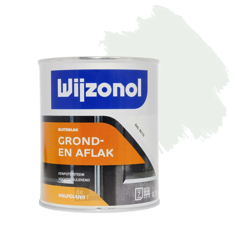 Wijzonol Grond- en Aflak in één - RAL 9016 Meest Verkocht