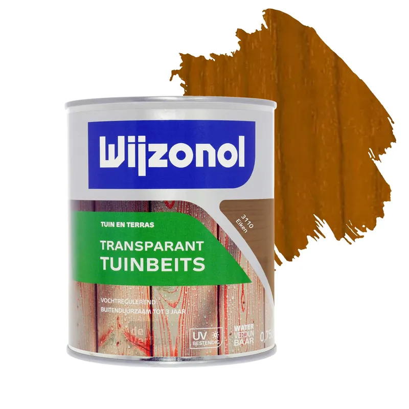 Laatste Versie Wijzonol Transparant Tuinbeits - Eiken