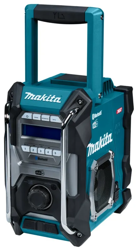 Makita MR004GZ 14,4/18/40V Li-Ion accu bouwradio body - FM/AM - DAB+ - Bluetooth - 230V Merkproduct