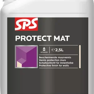 Speciale Aanbieding SPS Protect Mat Muurvernis - kleurloos - 2,5L