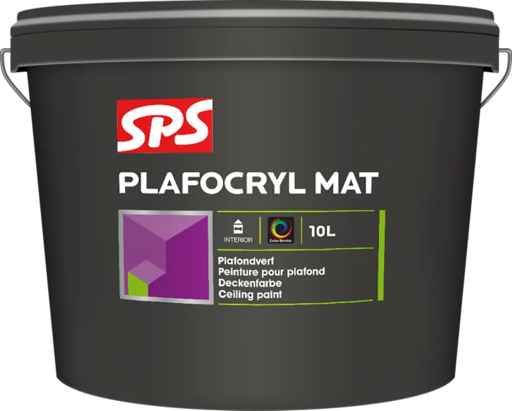 Beperkt Aanbod SPS Plafocryl Mat Muurverf - op kleur gemengd - 10L