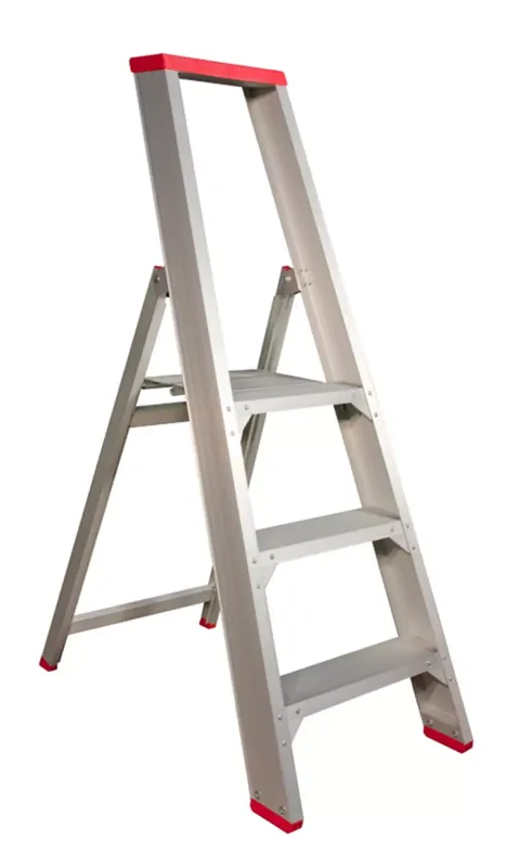 Premium Little Jumbo 4741000103 SuperPRO Trap - Enkel - Aluminium - 3 treden - max. werkhoogte 0.70 m.