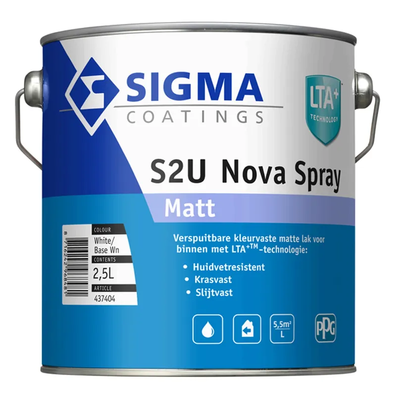 Koopje Sigma S2U Nova Spray Matt - 2,5L
