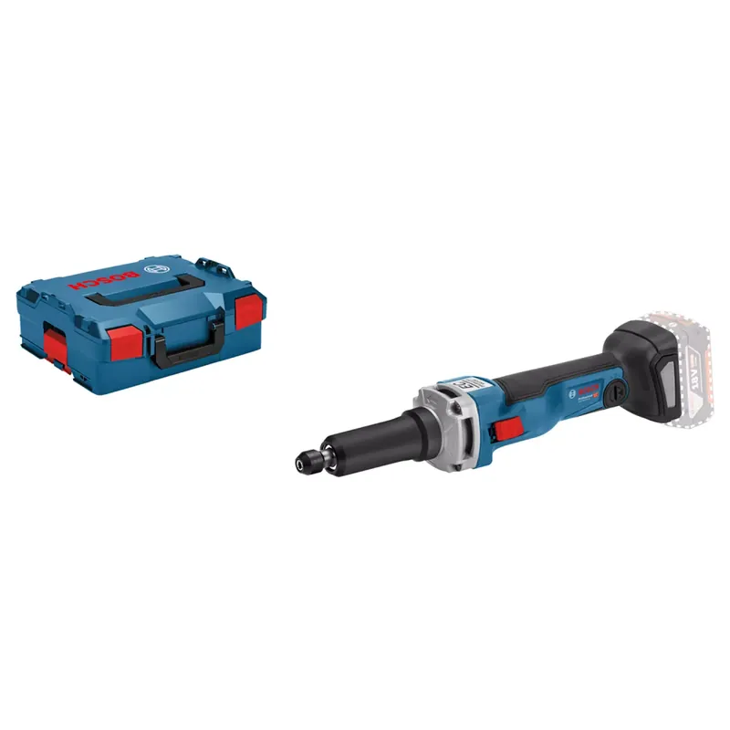 Bosch GGS 18V-23 LC 18V Li-Ion accu rechte slijper body in L-Boxx - 8mm Direct Beschikbaar