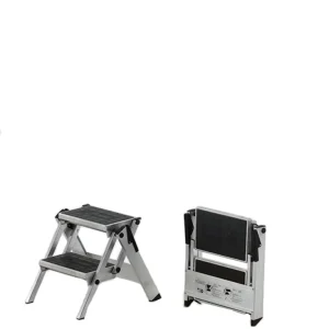 Rechtstreeks Van De Fabrikant Little Jumbo 1313650200 Trap - Enkel - Aluminium - 2 treden kunststof - max. werkhoogte 2.46 m.
