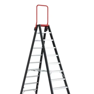 Speciale Aanbieding Altrex Taurus TDO 10 Dubbele trap - Aluminium met coating - 2 x 10 treden - max. werkhoogte 4,35m