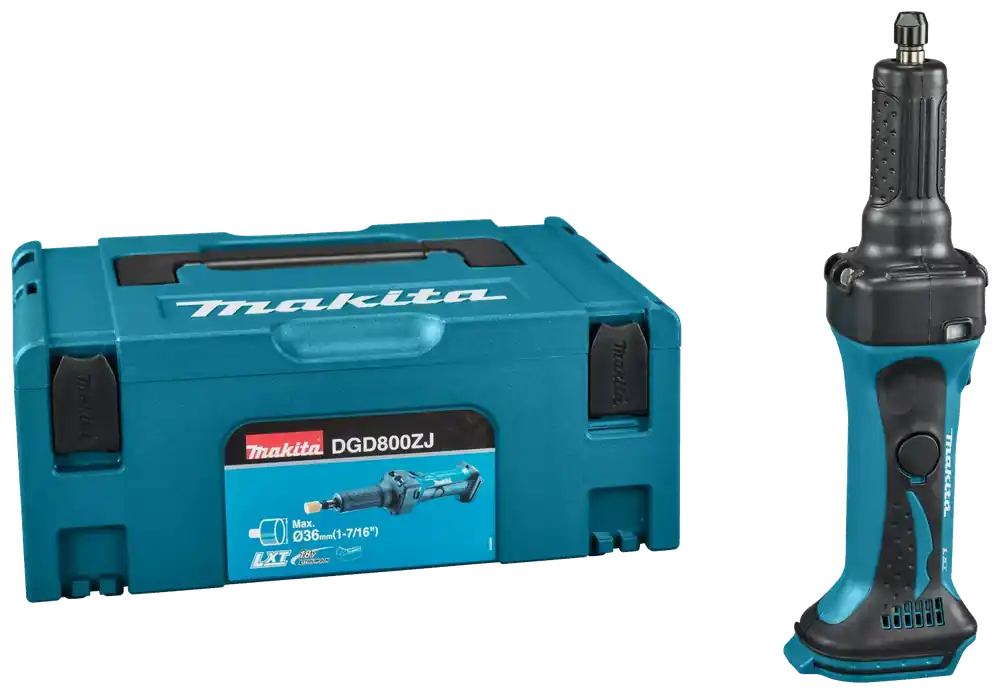 Makita DGD800ZJ 18V Li-Ion accu rechte slijper body in Mbox - 6mm Beperkt Aanbod