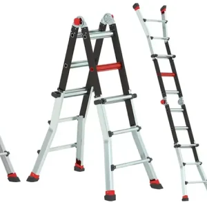 Altrex 503734 Varitrex Tele PRO+ Telescopische vouwladder - max. werkhoogte 4,9m - 4x4 sporten Snelle Levering