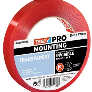 Tesa 66965 Professional Dubbelzijdige tape - 19mm x 25m - transparant Laatste Versie