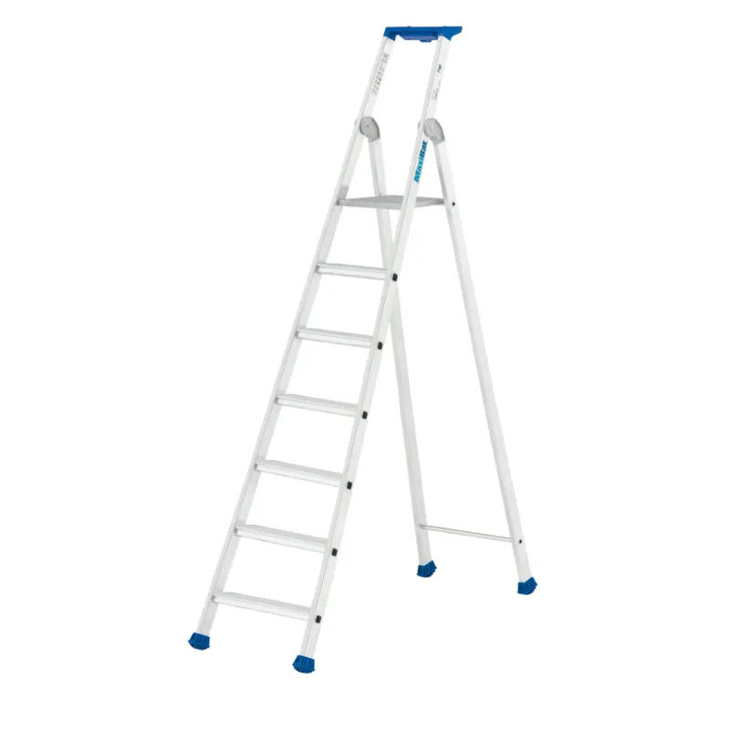 Little Jumbo 1223750107 Maxibat 2375 Trap - Enkel - Aluminium - 1 x 7 treden - max. werkhoogte 3,59m Gecertificeerd