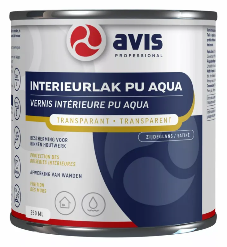 Avis Interieurlak PU Aqua Zijdeglans Rechtstreeks Van De Fabrikant