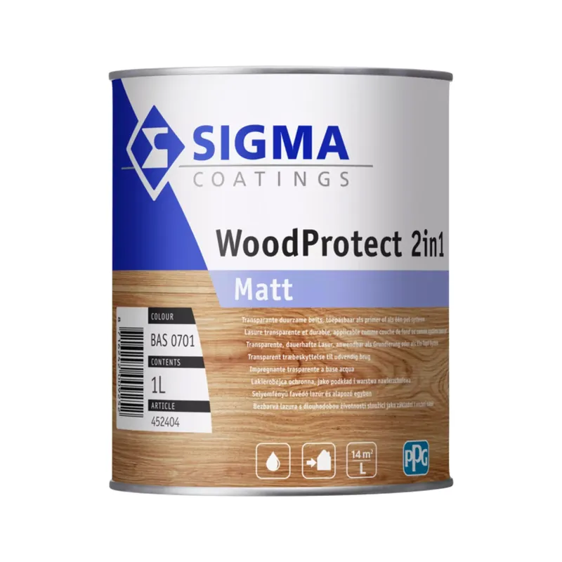 Gratis Retour Sigma Woodprotect 2In1 Matt