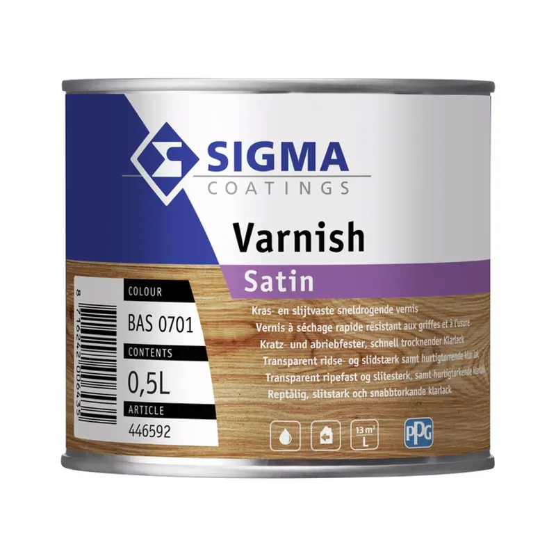 Direct Beschikbaar Sigma Varnish Satin