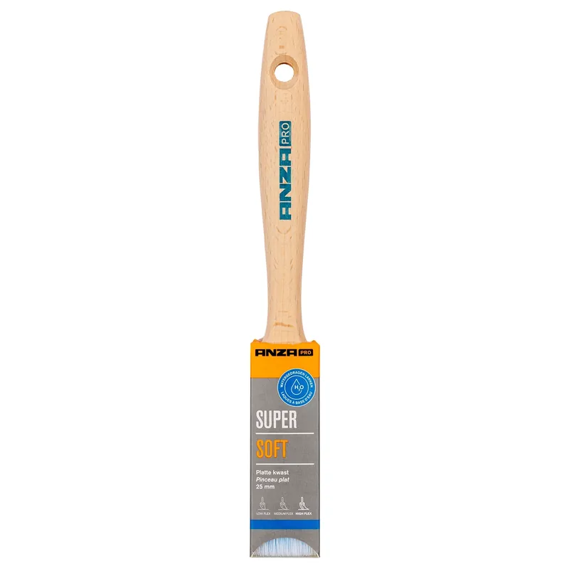 Anza Pro Super Soft Kwast Plat Direct Beschikbaar