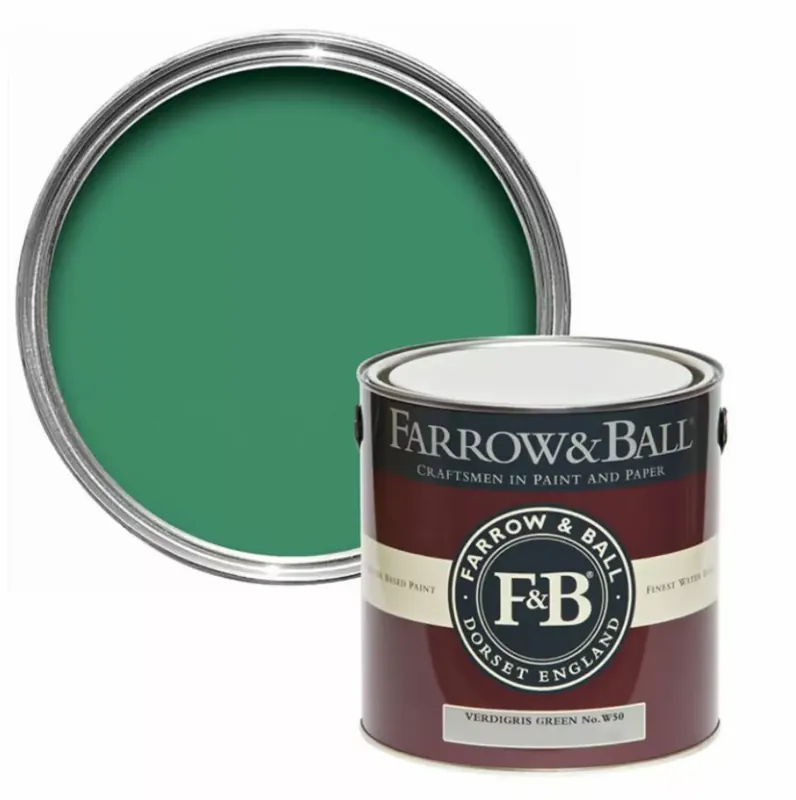 Rechtstreeks Van De Fabrikant Farrow & Ball Verdigris Green No. W50