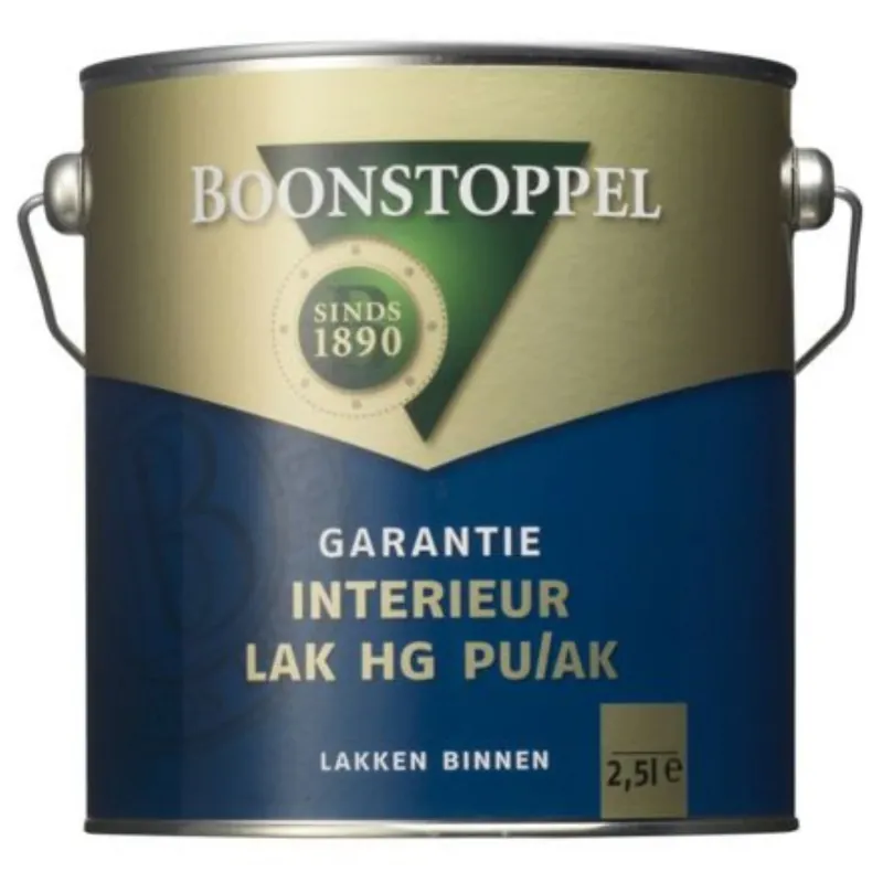 Boonstoppel Garantie Interieurlak Hoogglans PU/AK Gecertificeerd