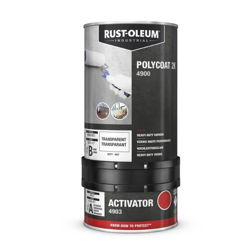 Rust-Oleum Polycoat 2K Heavy Duty vernis hoogglans Betrouwbaar