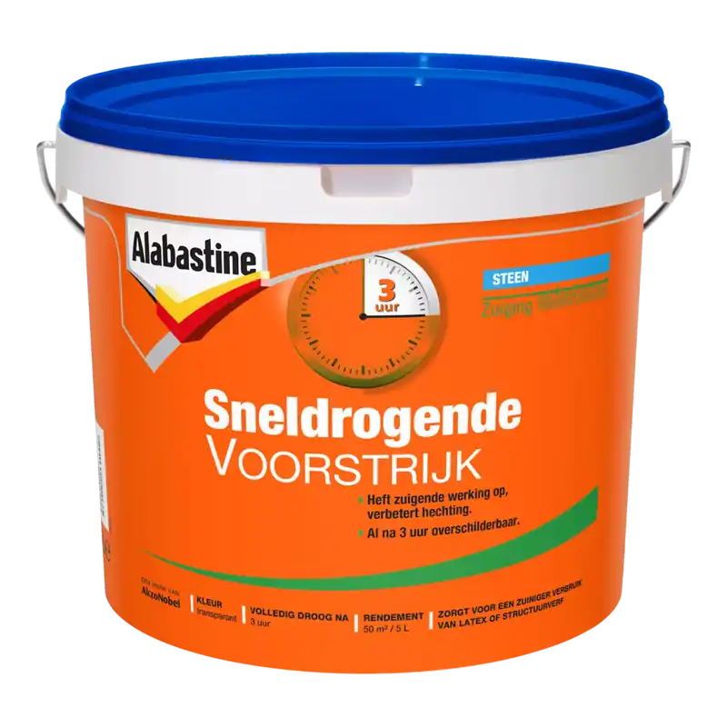 Gratis Retour Alabastine Voorstrijk Sneldrogend Transparant