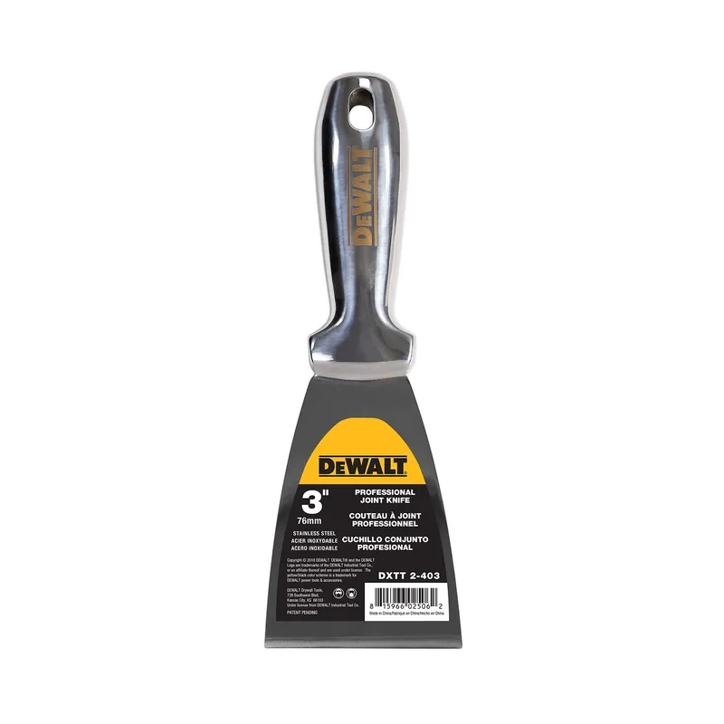 Hoge Kwaliteit DeWalt Plamuurmes RVS Gelast Handvat