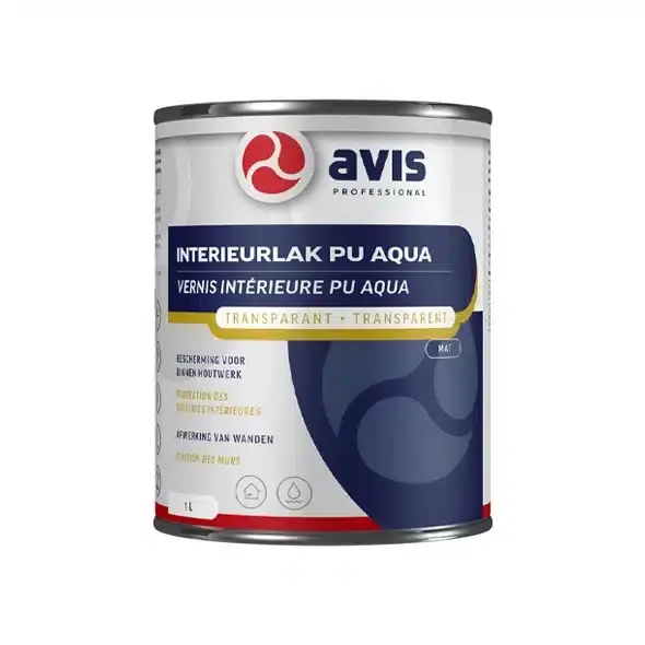 Avis Interieurlak PU Aqua 0.25 Liter Koopje