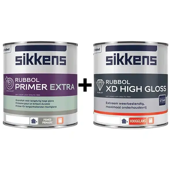 Sikkens Rubbol XD High Gloss Combi 0.5 Liter Favoriet