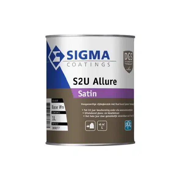 Uitverkoop Sigma S2U Allure Satin 0.5 Liter
