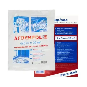 Afdekfolie 4 x 5 meter Dun Betaalbaar