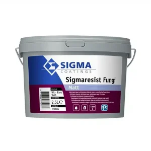 Snelle Levering Sigma Sigmaresist Fungi Matt 2.5 Liter