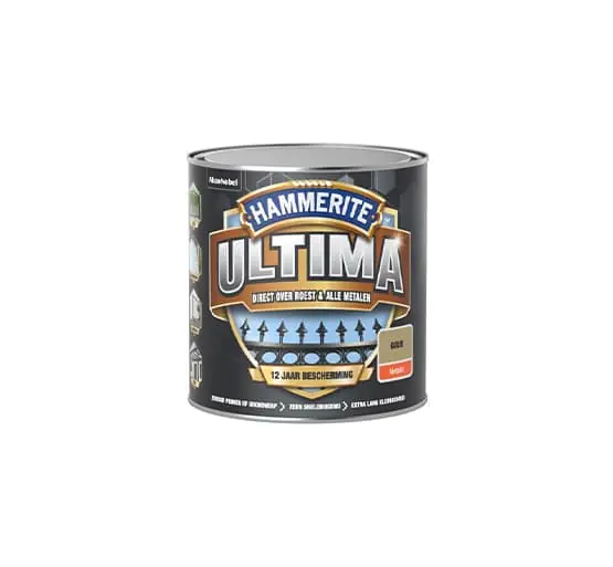 Snelle Levering Hammerite Metaallak Ultima Metallic 0.25 Liter