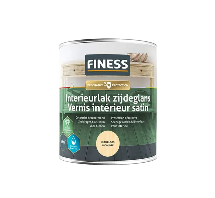 Actieprijs Finess Interieurlak Zijdeglans 0.25 Liter