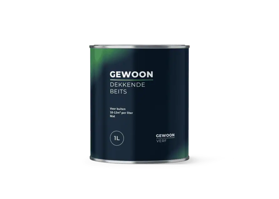 Snelle Levering Gewoon Dekkende Beits 1 Liter