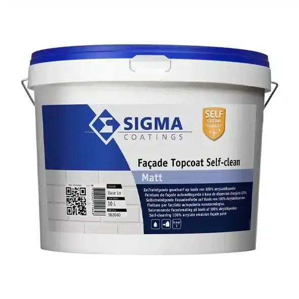 Sigma Facade Topcoat Self-Clean Matt 5 Liter Korting