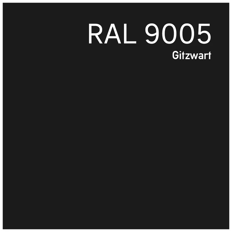 RAL 9005 Gitzwart Beperkt Aanbod
