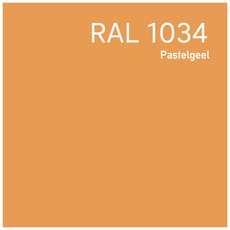 Nieuw RAL 1034 Pastelgeel