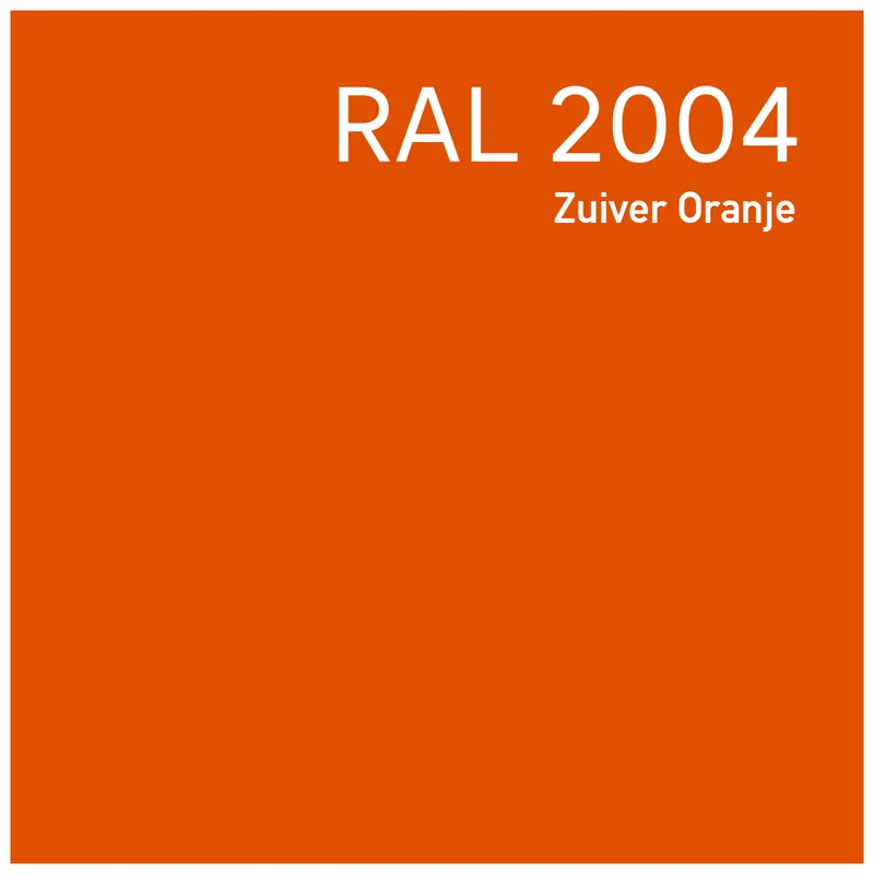 RAL 2004 Zuiver Oranje Bestseller