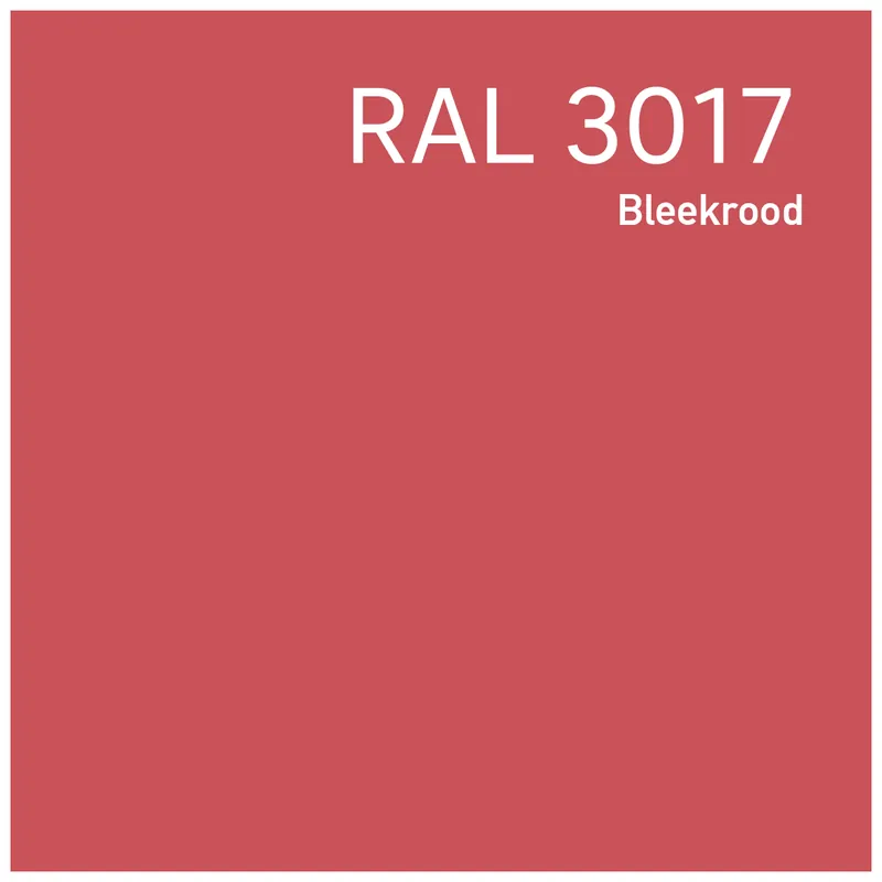 RAL 3017 Bleekrood Gecertificeerd