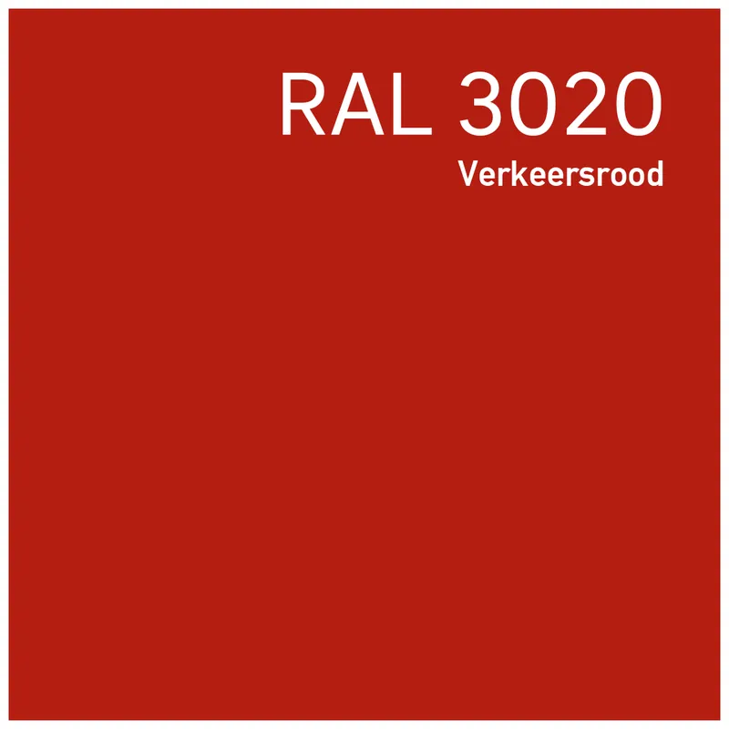Laatste Kans RAL 3020 Verkeersrood