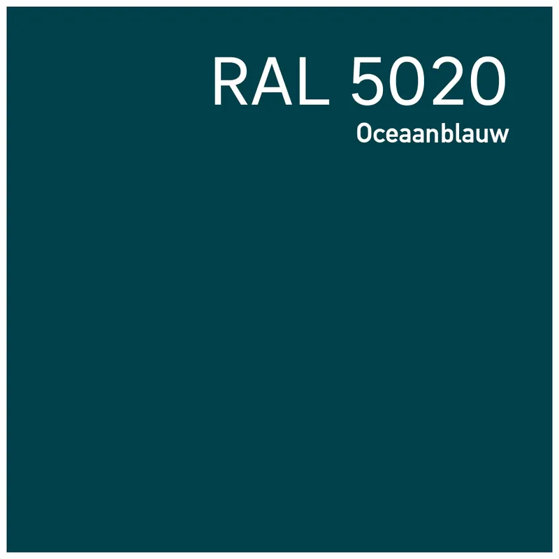 Goedkoop RAL 5020 Oceaanblauw