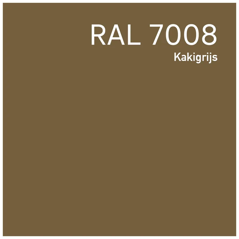 Direct Verzonden RAL 7008 Kakigrijs