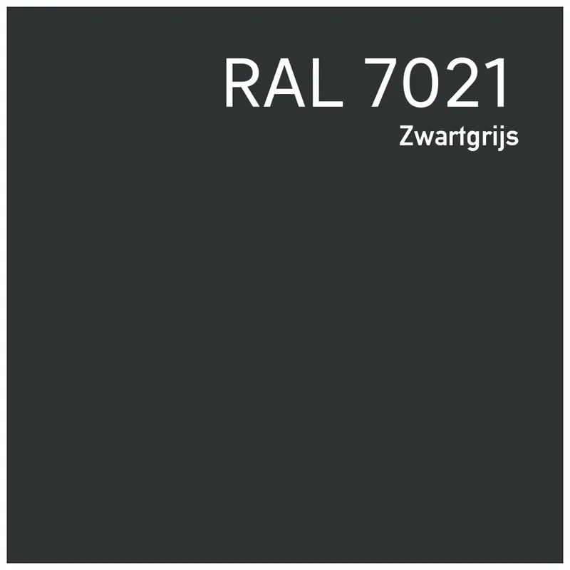 Gratis Retour RAL 7021 Zwartgrijs