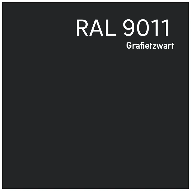 Gecertificeerd RAL 9011 Grafietzwart