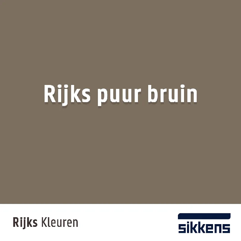 RIJKS puur bruin Koopje