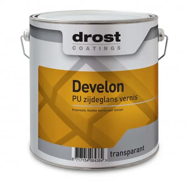 Seizoensaanbieding Drost Develon PU Vernis Zijdeglans 1 liter