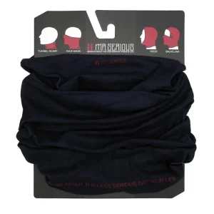 Mr.Serious Tunnel Scarf Black Dagaanbieding