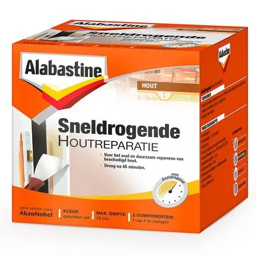 Gratis Retour Alabastine Sneldrogende Houtreparatie 500 gram