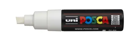 Verfstift Posca PC8K Breed Schuin 8mm Blauw Veilige Betaling