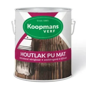 Koopmans Houtlak PU Mat Blank 250 ml Nieuw
