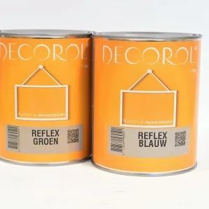 Neverlak Decorol Reflex Fluor 1 liter Blauw Op = Op